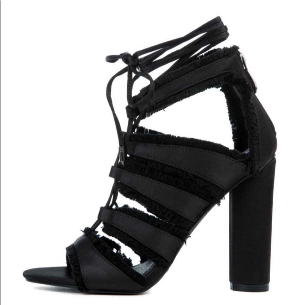 Cape Robbin Women's Maura-5 Black Cage Heel US8.5 3/$20🎉